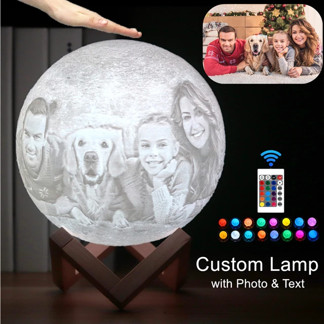 Custom Photo Moon Lamp 1