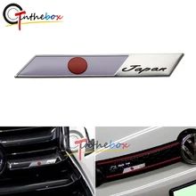 GTinthebox JDM; японский эмблема флага значок в форме пластины для автомобиля Передняя решетка боковое крыло багажник