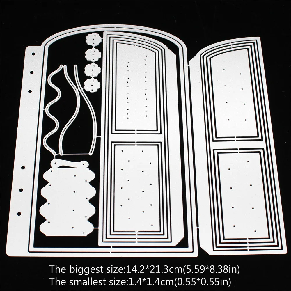 Planner Doors Metal Cutting Dies Stencil For DIY Scrapbooking Card Making Craft Planner Doors Metal Cutting Dies Stencil For DIY Scrapbooking Card Making Craft