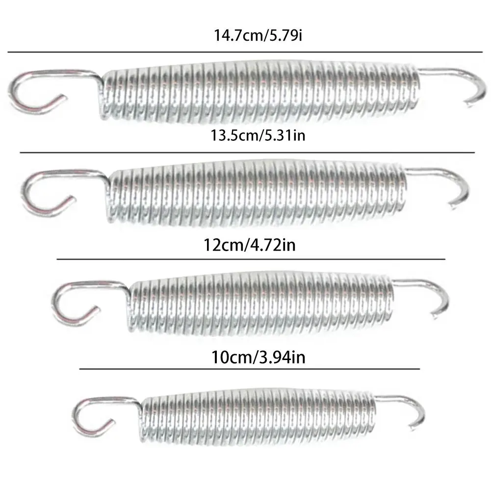 Trampoline Springs Heavy Duty Galvanized Steel Springs Replacement Kit 10Pcs