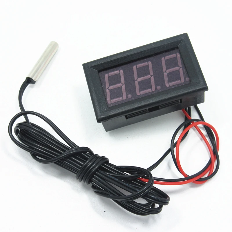 12V электронный счетчик температуры цифровой термометр для аквариума холодильник