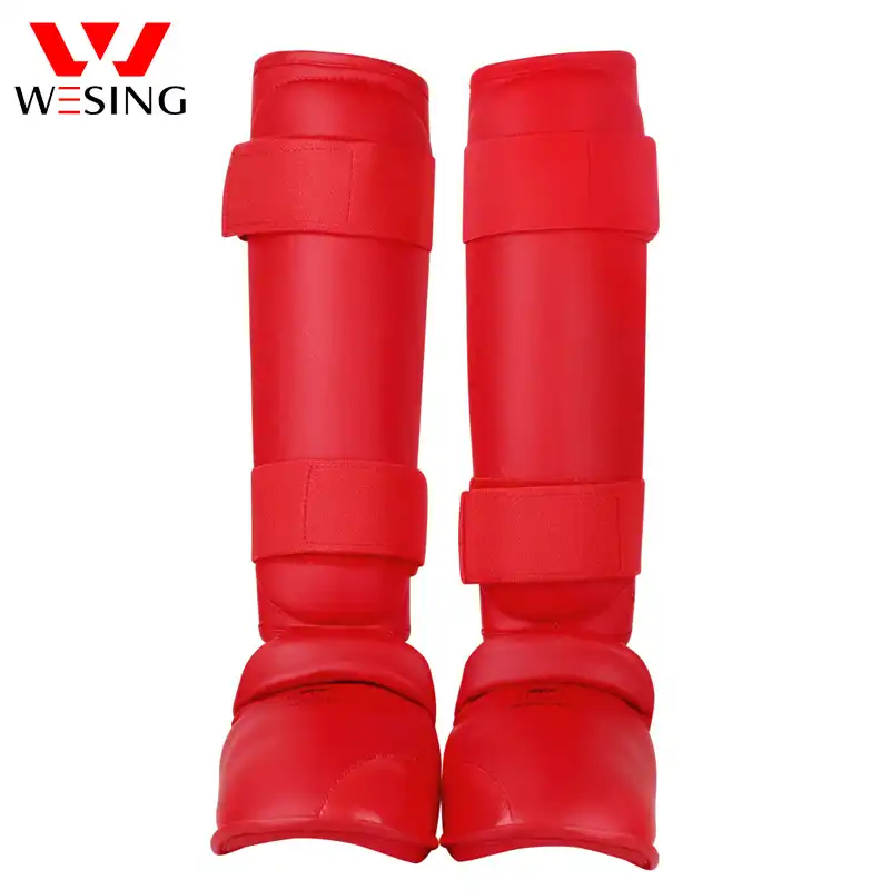 Wesing Karate Shin Instep Guard WKF Karate Shin Pad Shin Guards Sports
