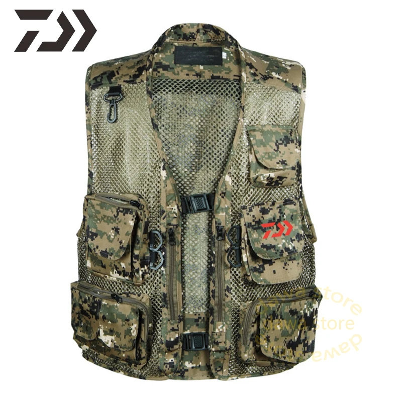 PROD 1005002823160350 Summer Fishing Clothing Men Breathable Fishing
Vest Mesh Anti-Sweat Sleeveless Fishing Jacket Quick Dry Outdoor
Fishing Shirts