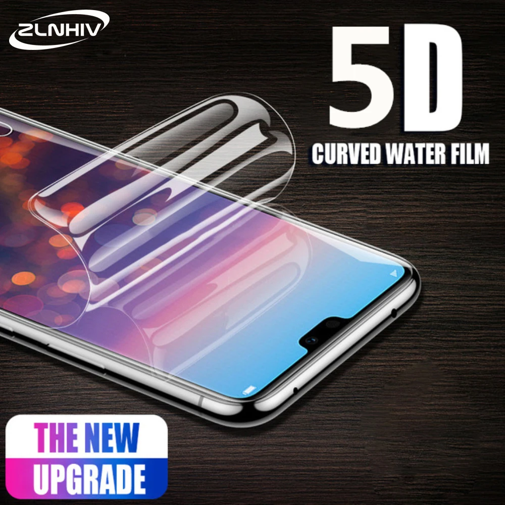 ZLNHIV 5D для huawei p smart plus 2018 2019 Гидрогелевая пленка Z Защитная экрана смартфона не