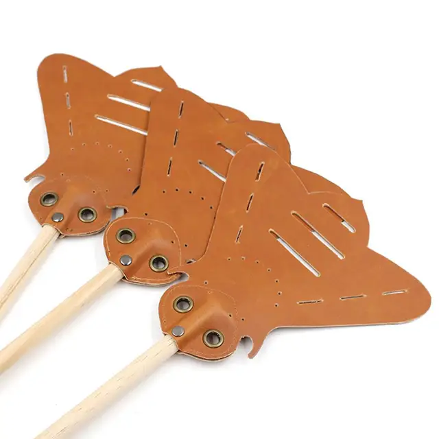 Fafog Fogantyú Bőr Légyszünetű Szúnyogok Hibája Csapdák Swatter Háztartási Hordozható Kerti Kellékek - Image 2