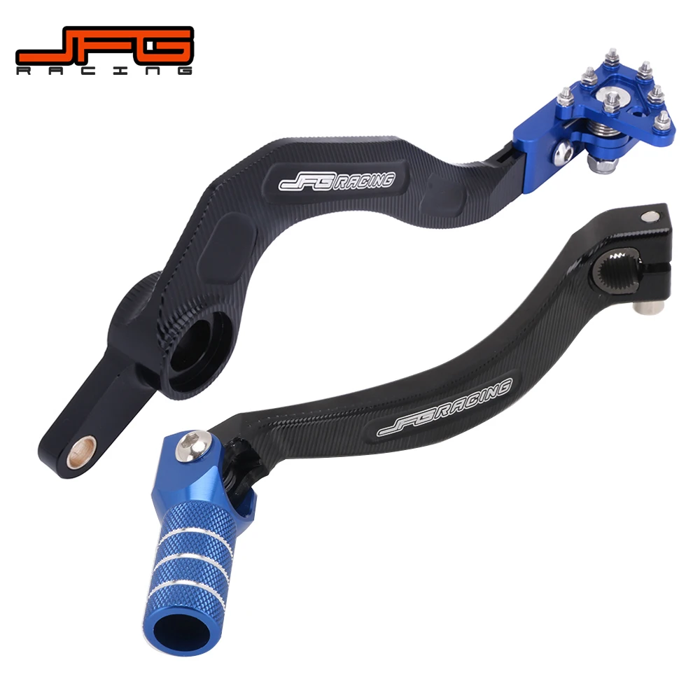 Motorcycle CNC Aluminum Shifter Shift Pedal Lever Rear Foot Brake Pedal Lever For YAMAHA YZ250F YZF250 2010 2011 2012 2013