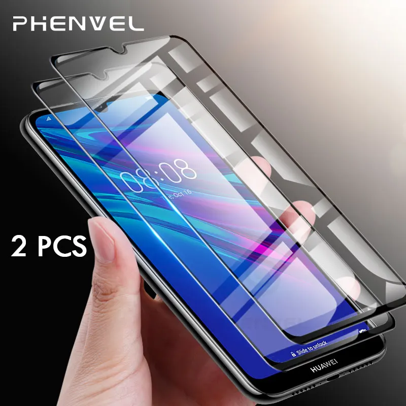 

Tempered Glass For Huawei Y7 Prime Anti-Explosion 9H Full Cover Screen Protector for Huawei Y5 Y7 Y6 2019 Protective Glass