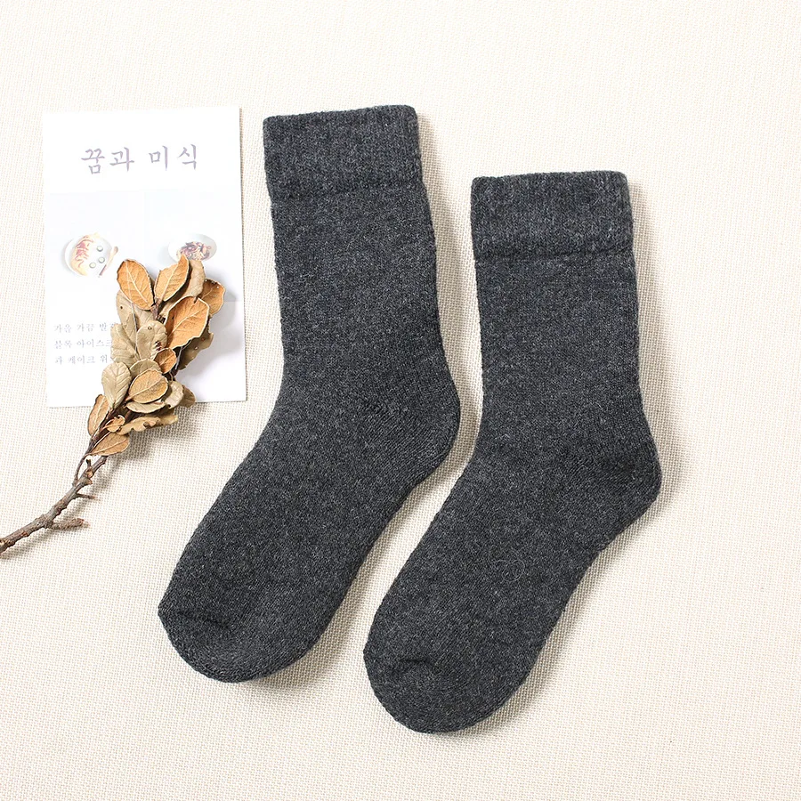 10pairs/set Wholesales 35% Wool Socks Thickening Warm Socks for Female Middle Tube Women's Socks Winter Sock for Women - Цвет: 6