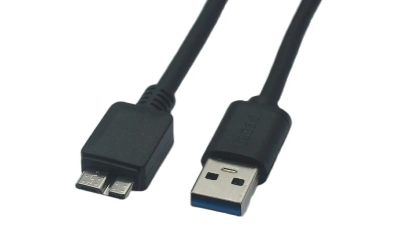 Cavo ZdyCGTime Da USB C A Micro B 3.0, 1 Metro Nero – Alta Velocità 5Gbps Per Hard Disk E Smartphone