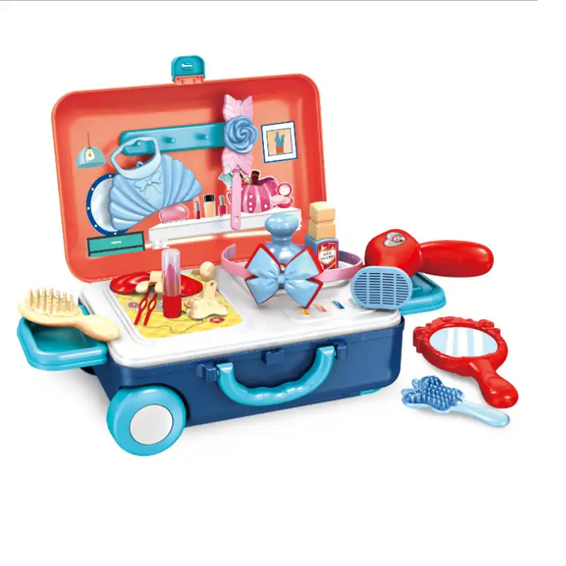 おもちゃのキッチンtethoscopeおもちゃドクターキットモンテッソーリロールプレイメイクセットスーツケース子供のためのねじおもちゃ聴診器赤ちゃん化粧品 おままごとのおもちゃ Aliexpress