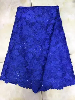 

5yards stones african water soluble lace fabric good quality african guipure lace fabric with stones for dress SWAP031