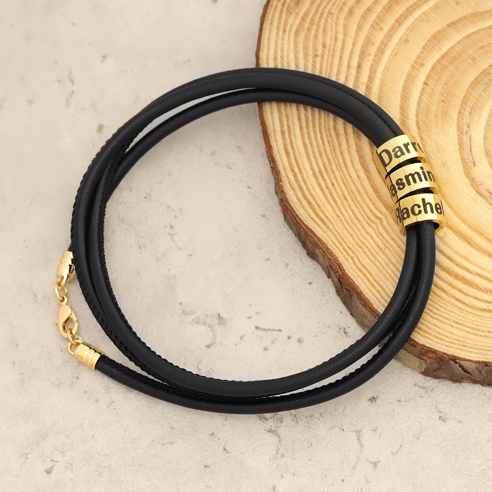 personalized dad bracelet