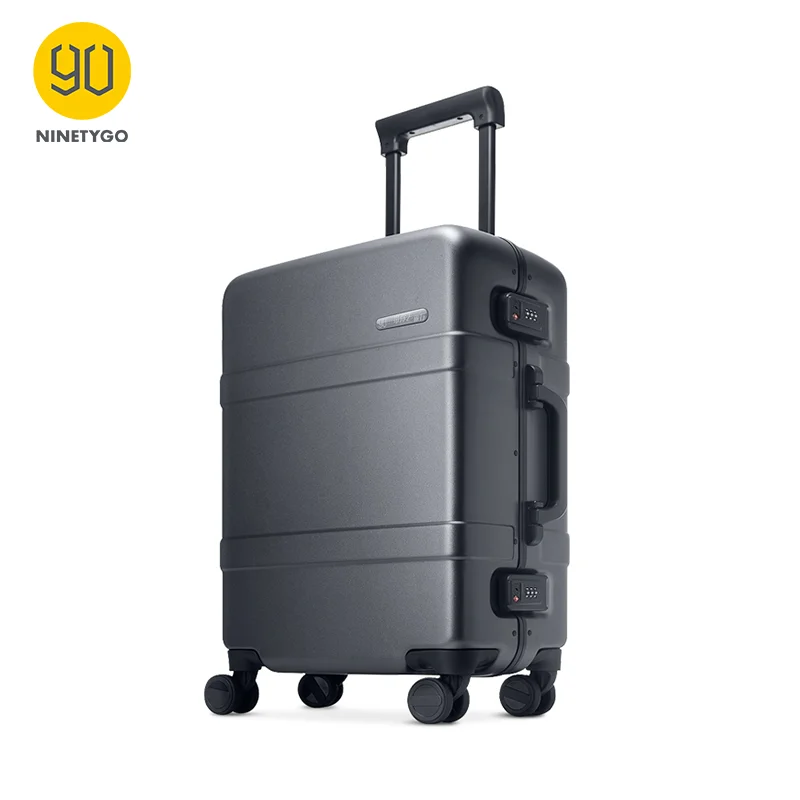  NINETYGO 90FUN 20 inch Upgraded Aluminum Framed Suitcase PC Spinner Wheel Carry on Hardshell Luggag