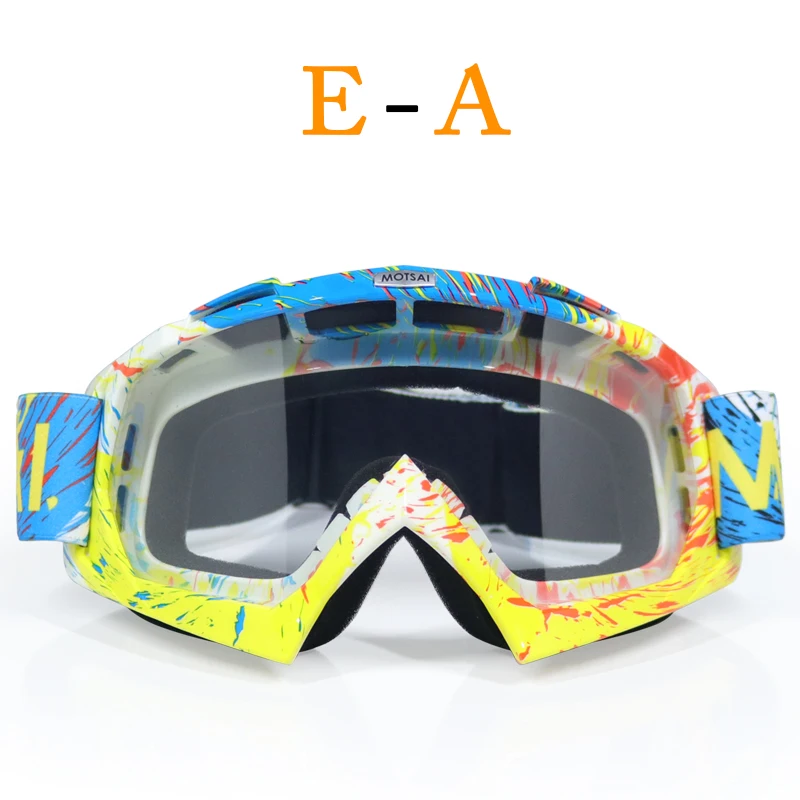 Горячая Распродажа Мото шлем очки gafas moto cross для кроссового мотоцикла шлемы с очками очки лыжные очки для катания на коньках - Цвет: A2
