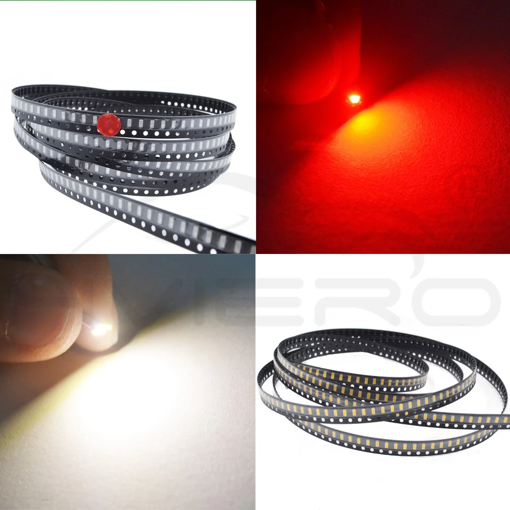Hviero 3014 white Red Green Blue Yellow SMD SMT Beads 10-12LM lamp light 6000-6500K 1.8~3.4V 20MA LED Light beads emitting Diodes