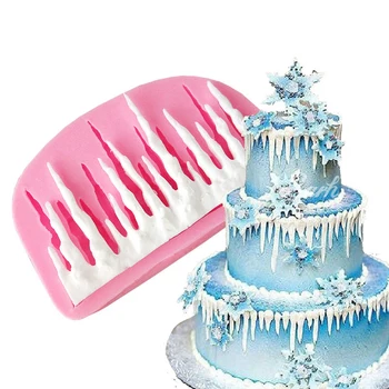 

Icicles Shape Sugarcraft Silicone Mold Cake Decorating Tools DIY Fondant Chocolate Moulds Candy pastry Baking Accessories
