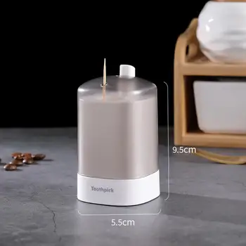 

Personality Push Type Automatic Pop-up Toothpick Box Cotton Swab Barrel Home Toothpick Dispenser Hand Pressure Toothpick Jar