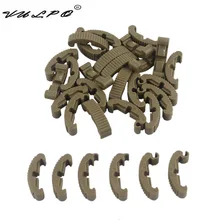 VULPO 30 pçs/set Tampa Ferroviário Handguard IndexClips Táticos para 20 milímetros Picatinny Ferroviário