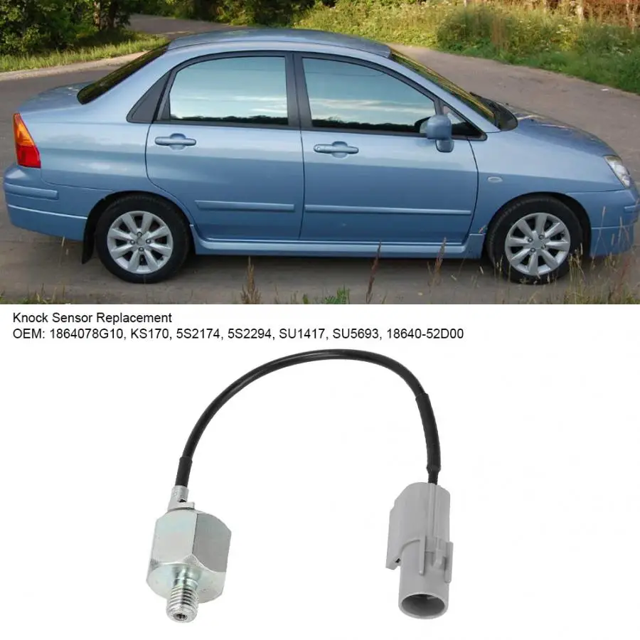 Датчик детонации подходит для Suzuki ALTO(FF) 1,1(RF410) F10D F10DN 1061 46 4 Хэтчбек 2004 2005 2006 2007 2008 KS170 автомобильные аксессуары