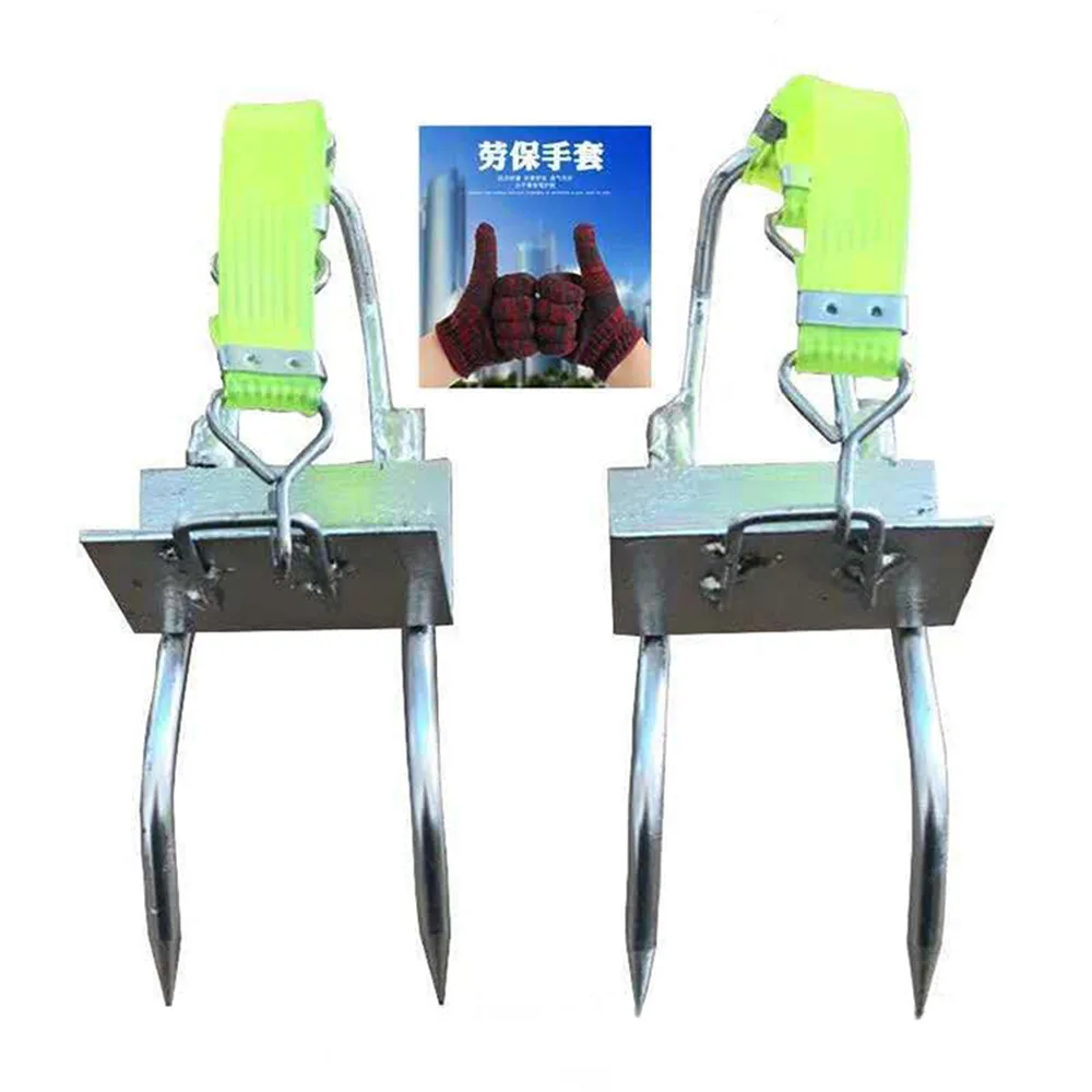 Ceny Ze stali nierdzewnej pięć pazurów drzewo wspinaczka narzędzie słup wspinaczka kolce do polowania obserwacji zbieranie owoców o dużej nośności