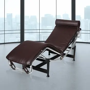 

Reclining Chair Modern Rocking Chair Home Siesta Elderly Single Chair Lazy Couch Portable Leather Rocking Chair with Pillow