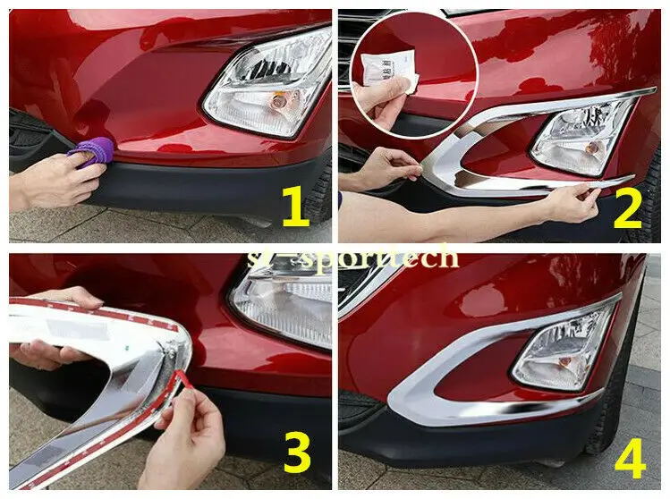 2 шт. Для Chevrolet Equinox ABS хромированный передний противотуманный светильник, накладка, автомобильные аксессуары, модификация автомобиля