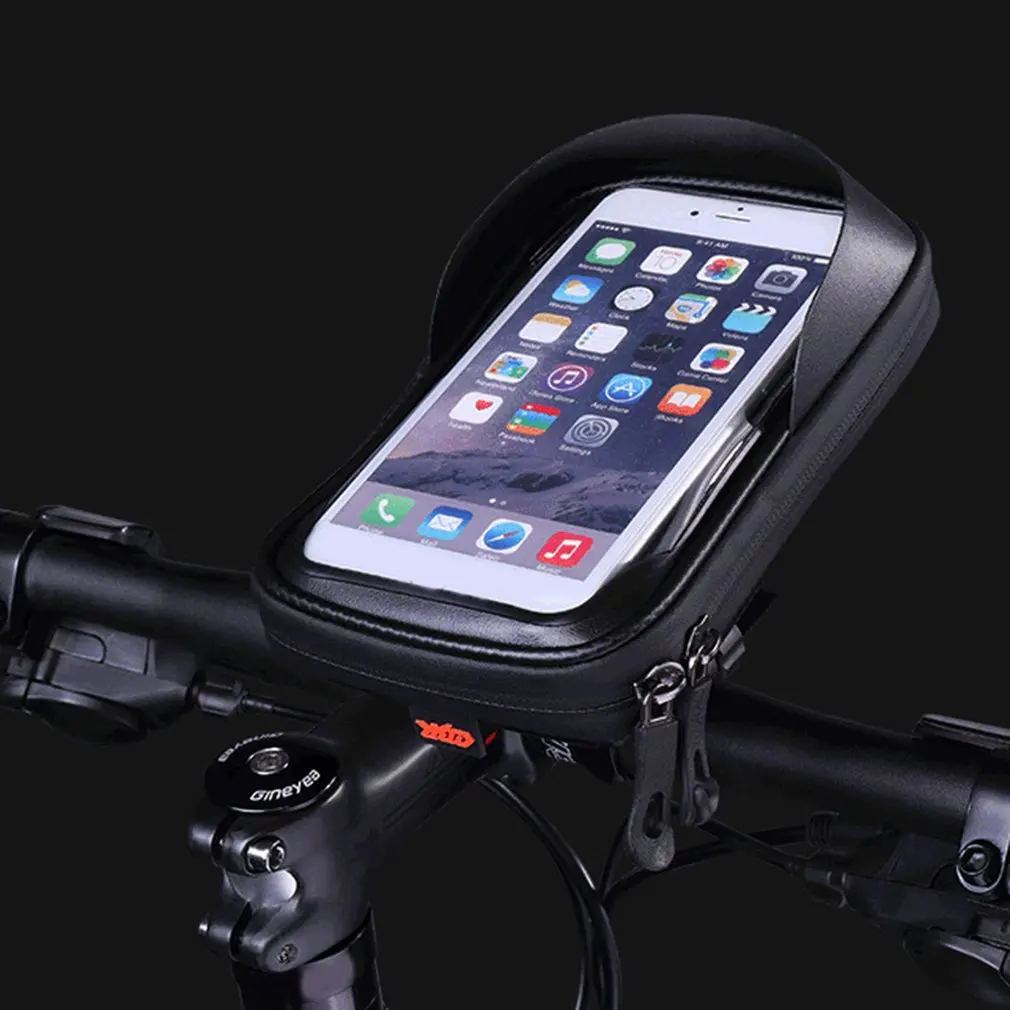 Bag mobile phone bracket package navigation bicycle riding equipment accessories universal front bag