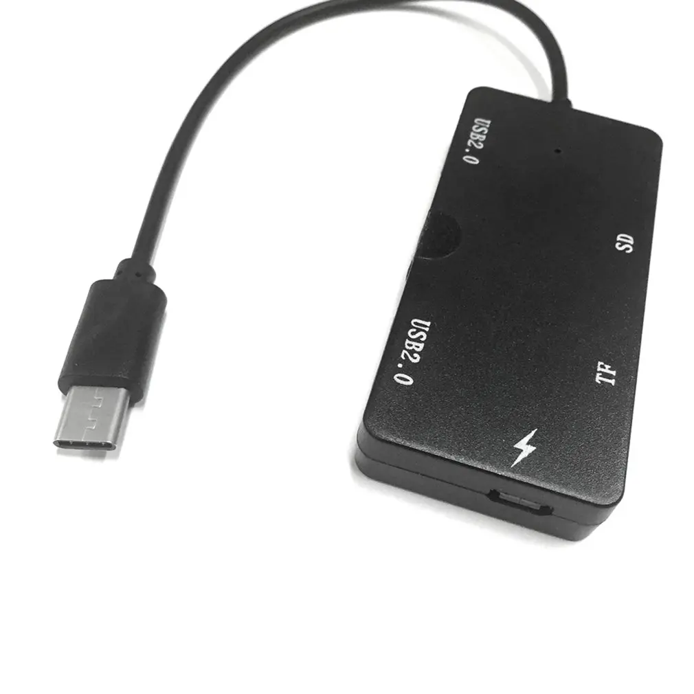 Концентратор type-C+ карта Reader-GT122 быстрее скорость передачи два USB2.0, один TF, один слот для sd-карты