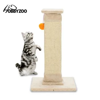 

21" Cat Climb Holder Tower Cat Tree Cat Scratching Sisal Post Tree Climbing Tower Beige Cat Toys Cat Products
