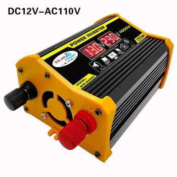 

Car Inverter DC 12V to 110V/220V 300W LED Display Car Power Inverter Adapter Dual USB Voltage Transformer Modified Sine Wave