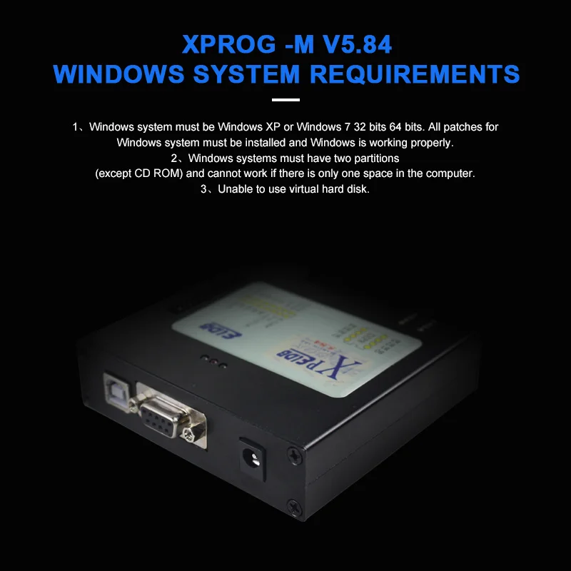 X PROG коробка ЭБУ программист XPROG M V5.84 с USB донглом нет необходимости активировать