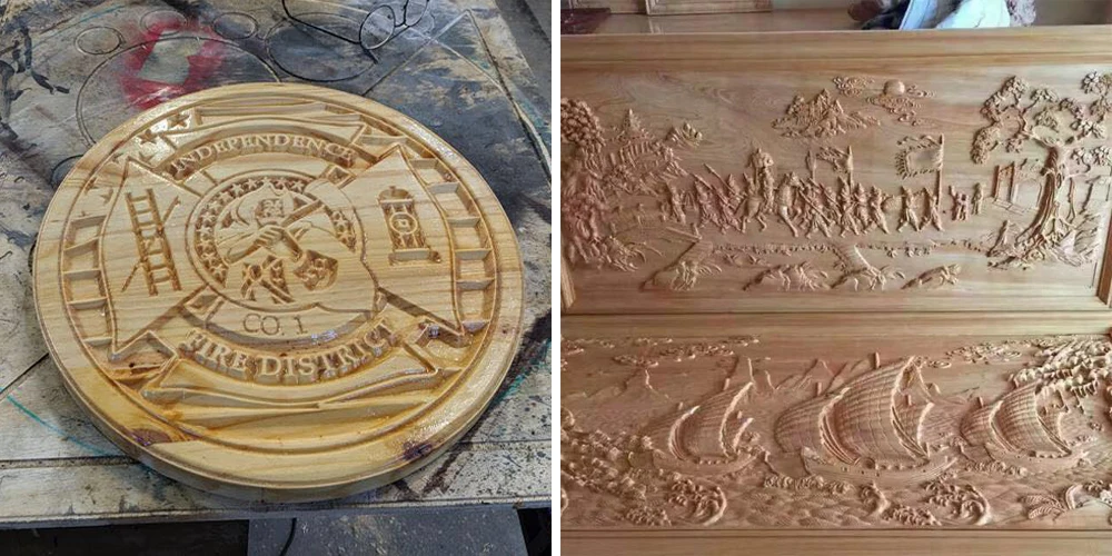 samples from wood cnc 1325 3