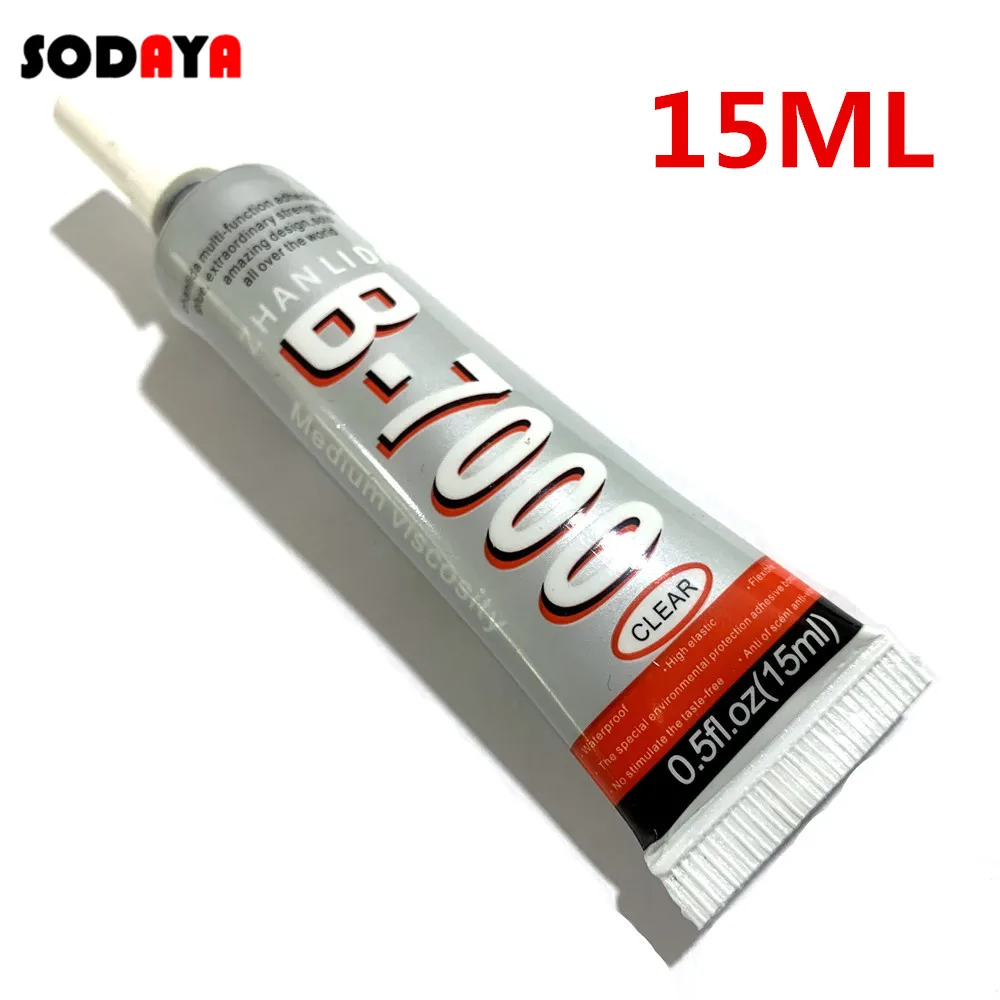 15ml B7000 Glue Mobile Phone Touch Screen Superglue B 7000 Adhesive Telephone Glass Glue Repair