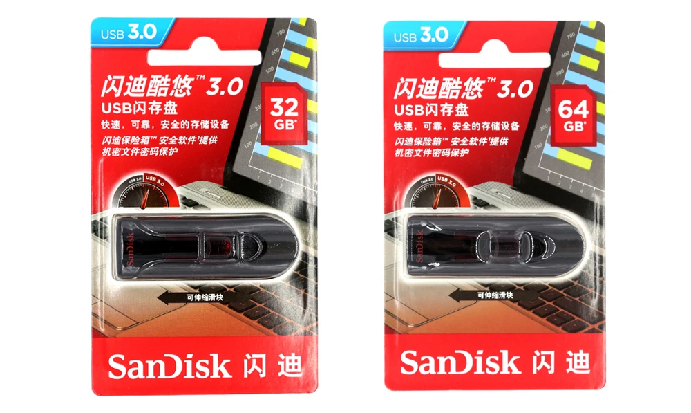 16gb usb flash drive SanDisk100% CZ600 USB Flash Drive usb flash USB 3.0 Pen drive 16GB 32GB 64GB 128GB  Stick pendrive 3.0 Disk cle usb high speed usb memory stick