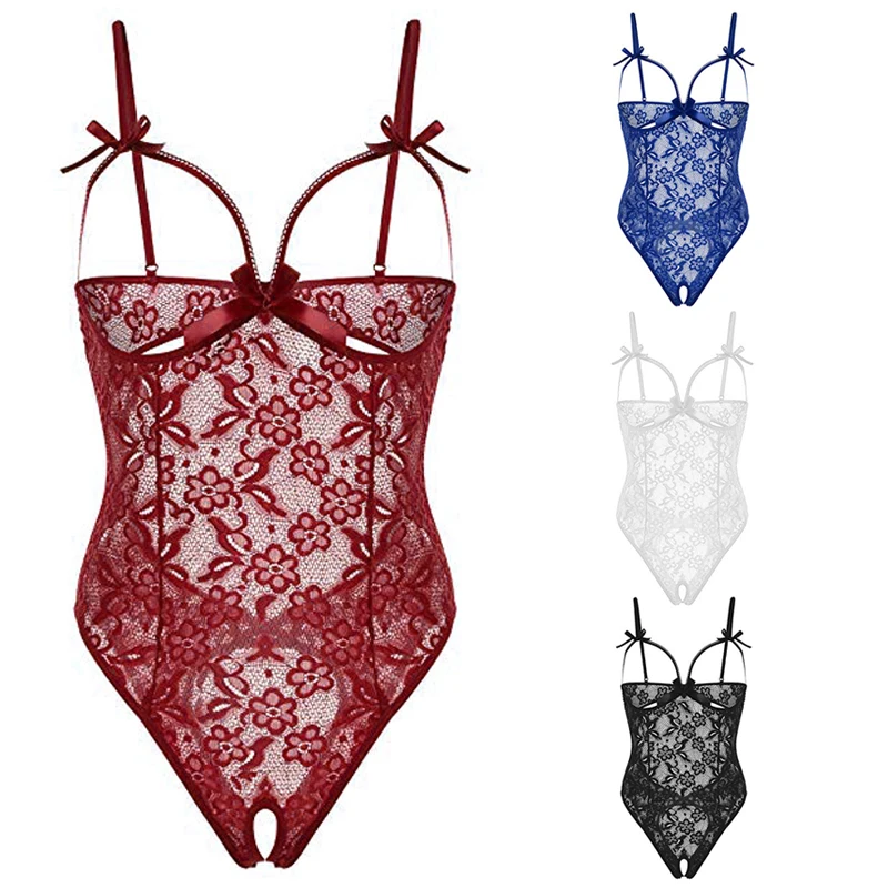 

sexy lace jumpsuit black plus size luru erotic lingerie porno lenceria erotica chemise transparent women's exotic apparel