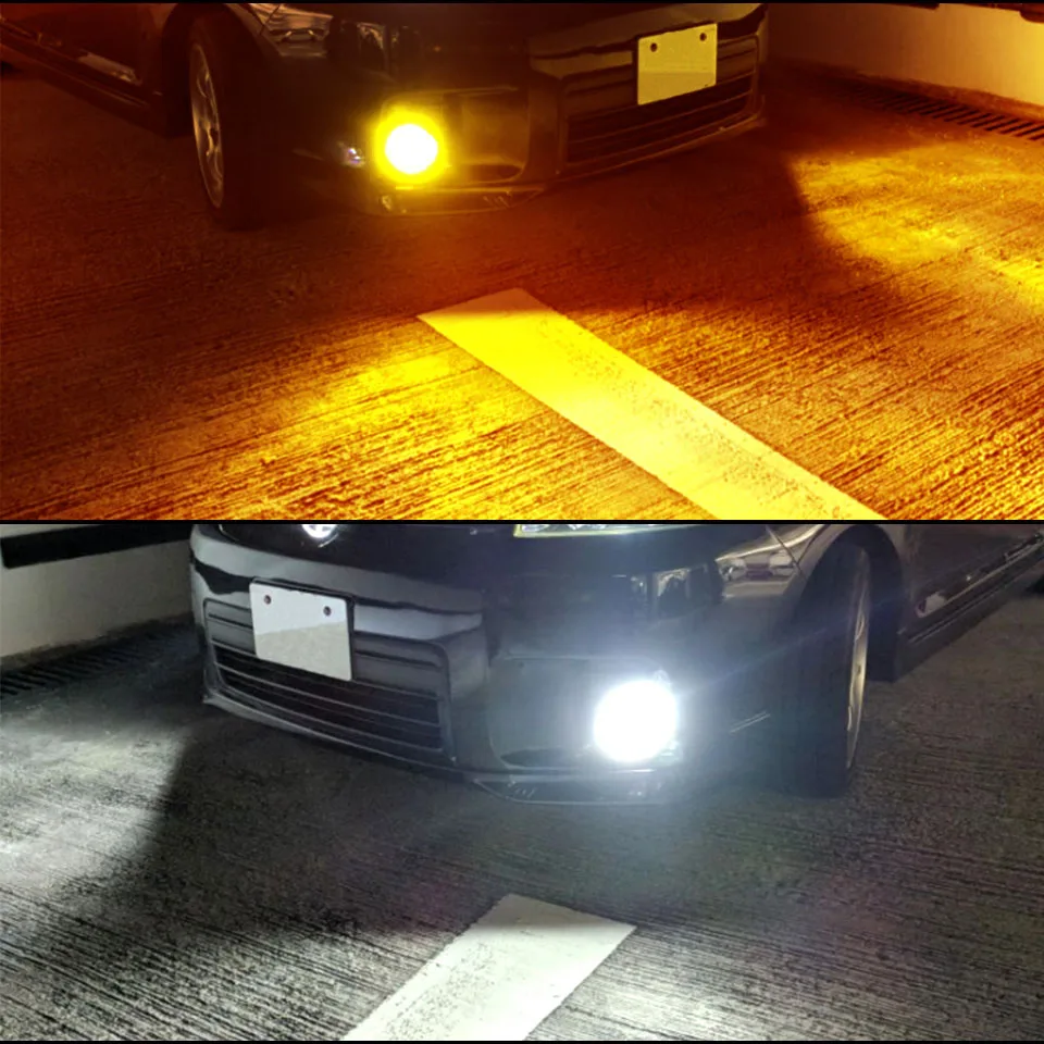 AILEO 2 шт. H8 H11 светодиодные лампы H9 светодиодные лампы HB3 9006 9005 smd-лампы 1200LM 6000K дневные ходовые огни 12V Белый, вождения, бега, Автомобильные светодиодные лампы для автомобильных фар