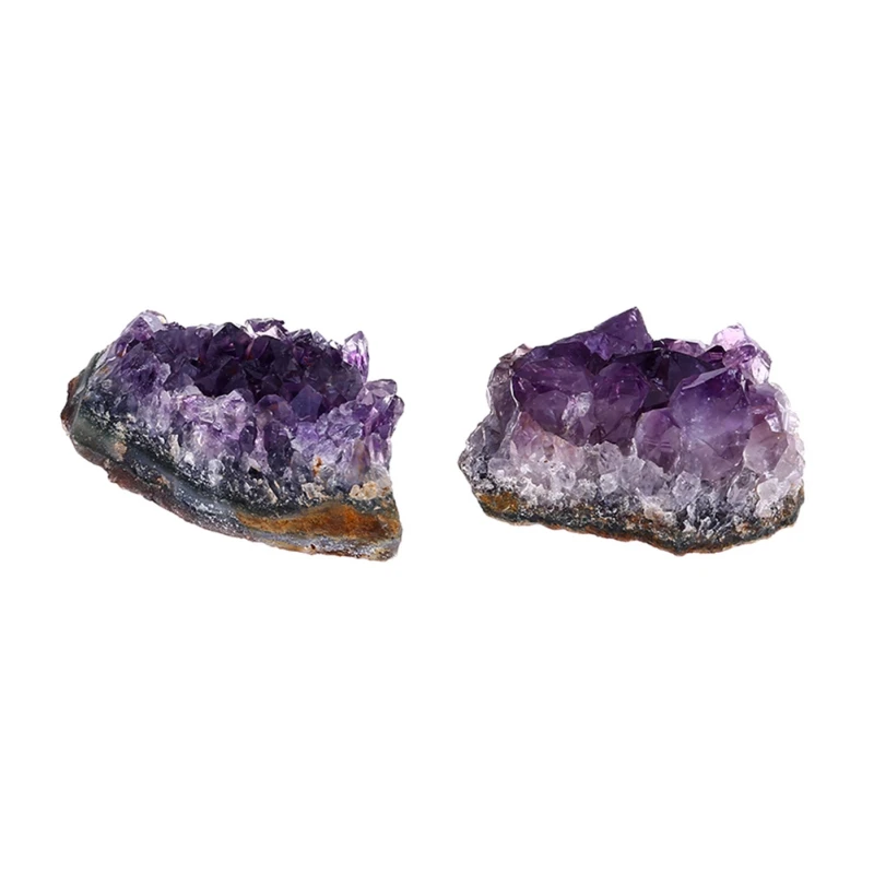 Фиолетовый кристалл, сделай сам, ювелирное изделие сырой материал камня 70g около 4 см натуральный аметистовая Друза украшение домашний декор