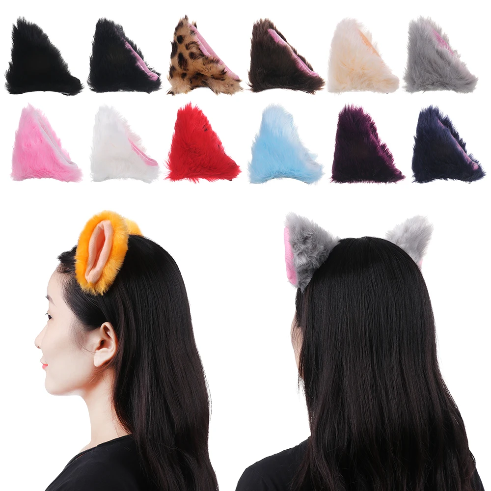 

Cosplay Party Cat Ear Head Clip Halloween Orecchiette Club Bar Anime Cosplay Cartoon Hair Barrette Small Bell Hair Accessories