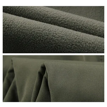 

Men Waterproof Windproof Softshell Fleece Windbreaker Coat with Hood for Outdoors S55