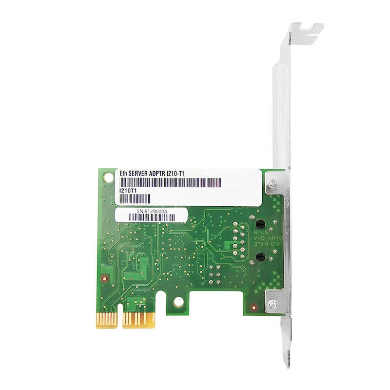 I210 Ethernet серверный адаптер I210-T1, Intel I210 PCIe2.1 X1 RJ45 Однопортовый