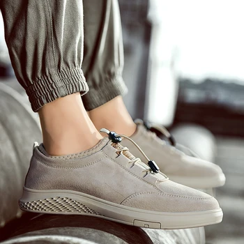 

zapatos board breathable man masculinos for de para mens sapato fashion sneakers formal autumn Moccasins genuino couro genuine