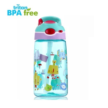 

450ML Outdoor Water Bottle Sports Water Bottle Large Capacity Cup Healthier Lying and Drinking Water BPA Free Children's Cup
