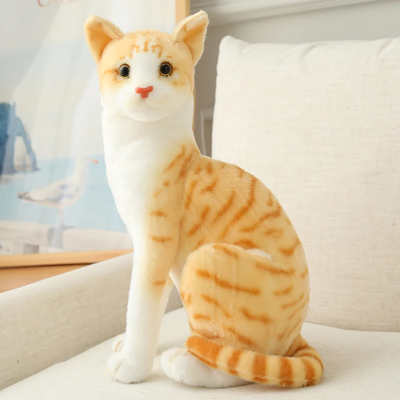Soft Plush Siamese Cat Doll Toy