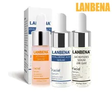 Уход за глазами Витамин С шесть сыворотка с пептидами 24 к Золотая сыворотка с гиалуроновой кислотой против старения морщин увлажняющие отбеливающие средства для ухода за кожей