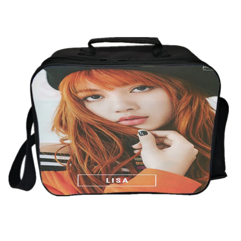 Blackpink Lunch Bag Cooler Black Pink Jisoo Lisa Jennie Rose IMPORTED