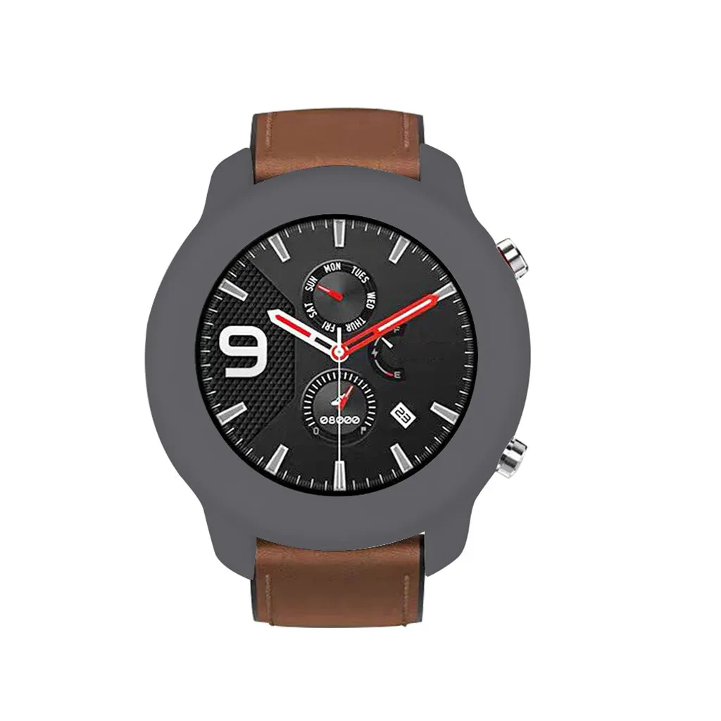 Силиконовый защитный чехол для Huami AMAZFIT GTR 47 мм, Смарт-часы, мягкий ТПУ полный Чехол, сменная пленка, защитный чехол, 19 августа