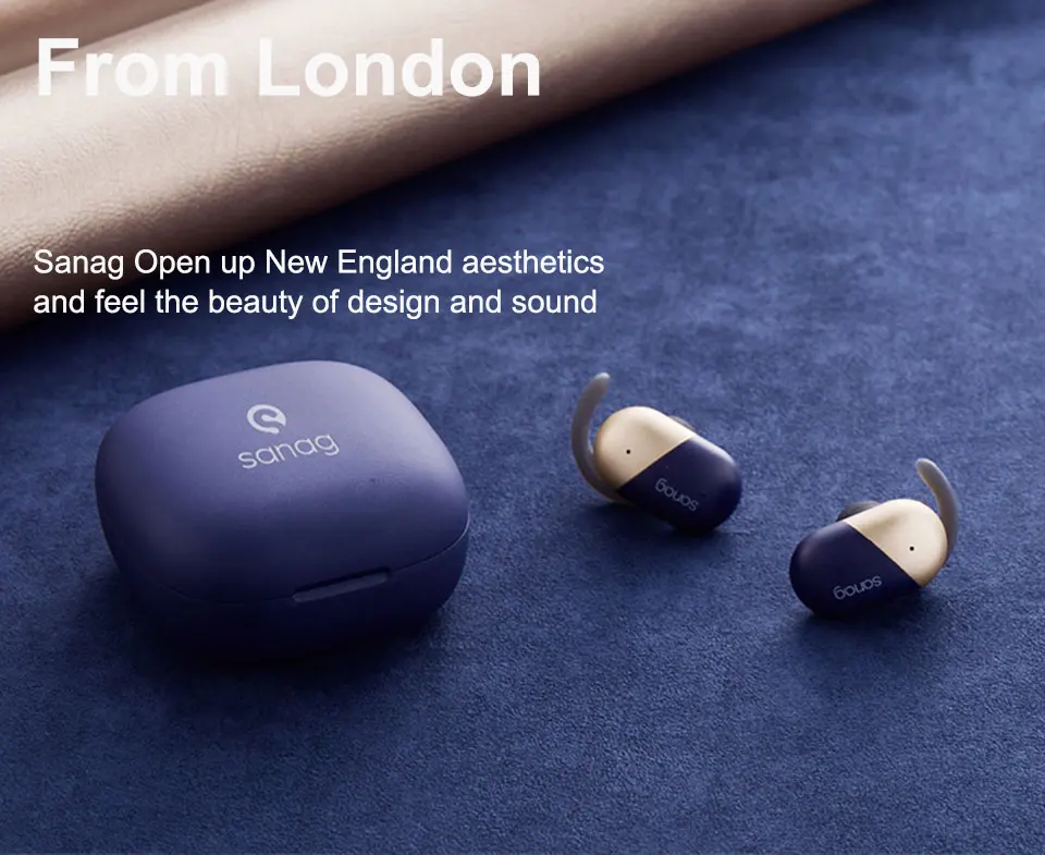 Sanag P5 беспроводные наушники Bluetooth 5,0 спортивные мини настоящие беспроводные наушники шумоподавление HiFi стерео Bluetooth наушники