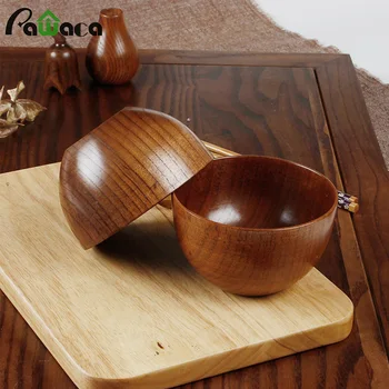 

Acacia Dinnerware Wooden Soup Bowls Food Container Fruits Salads Rice Porridge Noodle Bowl Tableware for Cereal Fruit Pasta
