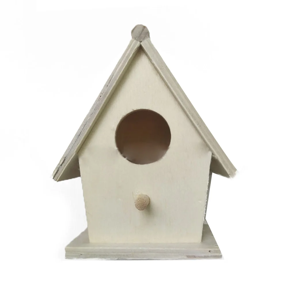 Natures рынок пляж хижина стиль деревянная Маленькая дикая птица дом коробка для птиц Мода