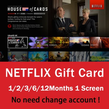 

1 Year 1 Screen Netflix Premium Account Global Real Netflix Gift Card Account 1 Month 4K No need change account 100% Stable
